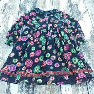 Zyno brand girls black corduroy dress